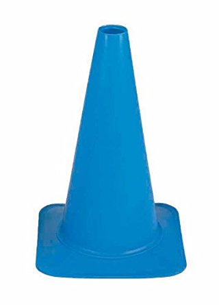 9 In. Height Plastic Cone, Blue
