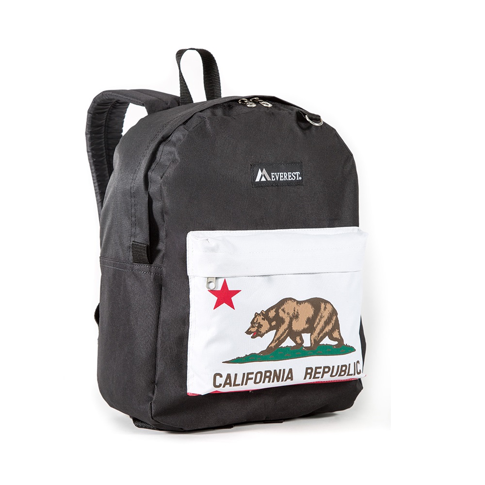 2045p-bear Classic Pattern Backpack, Bear