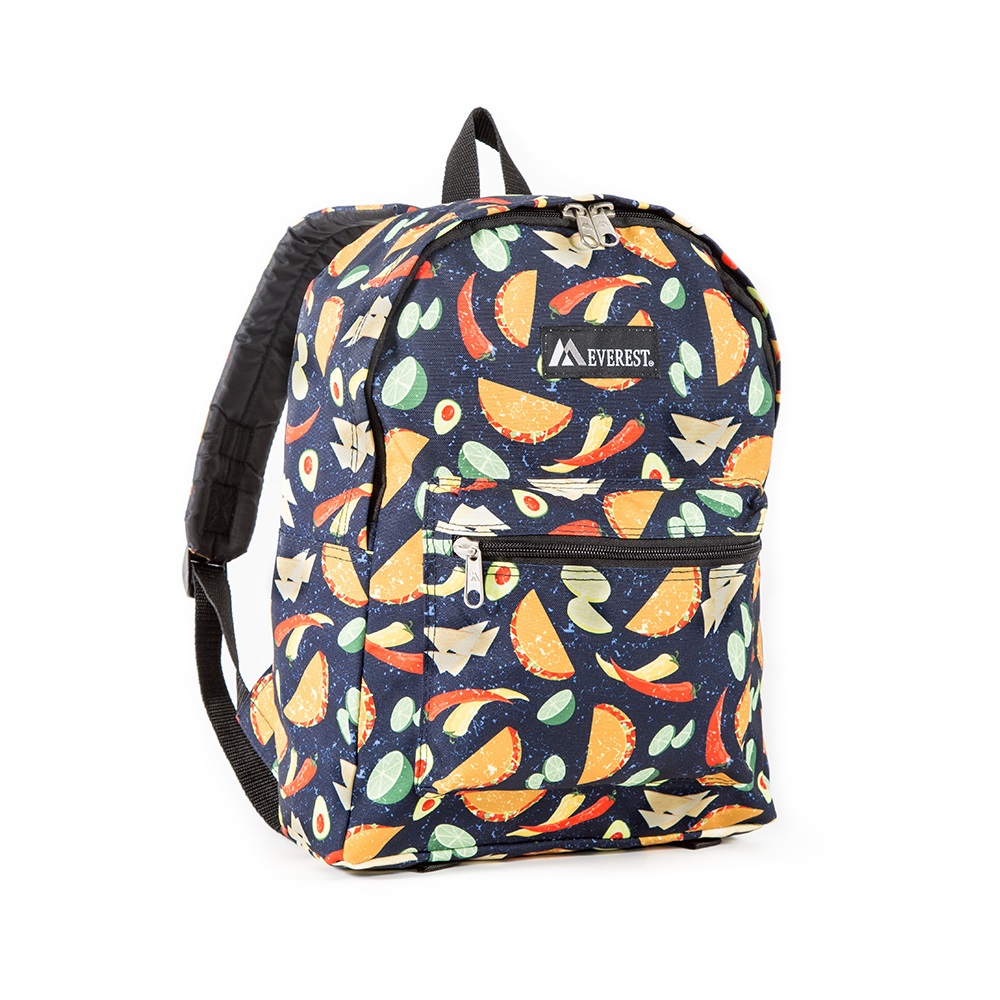 1045kp-tacos Basic Pattern Backpack, Tacos