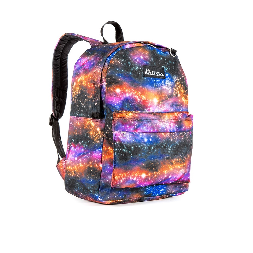 2045p-galaxy Classic Pattern Backpack, Galaxy