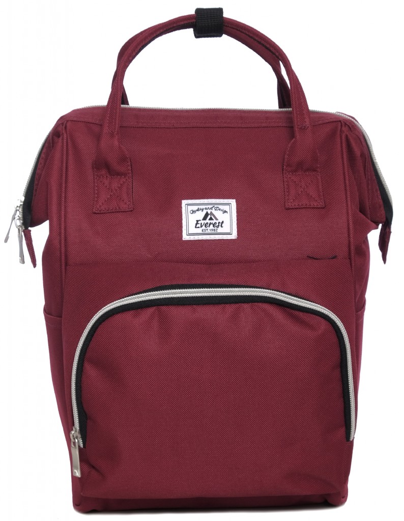 Hp1100-burg Friendly Mini Handbag Backpack, Burgundy