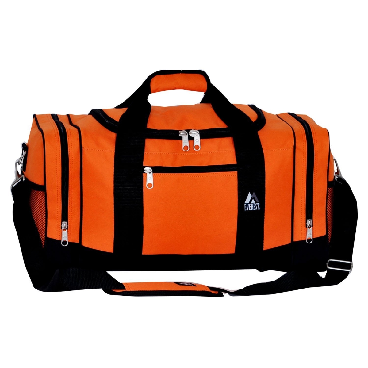 020-og-bk Crossover Duffel Bag - Orange & Black