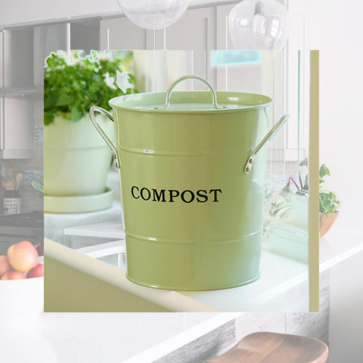 Picture of Exaco CPBW01 2 in 1 Kitchen Bucket - White