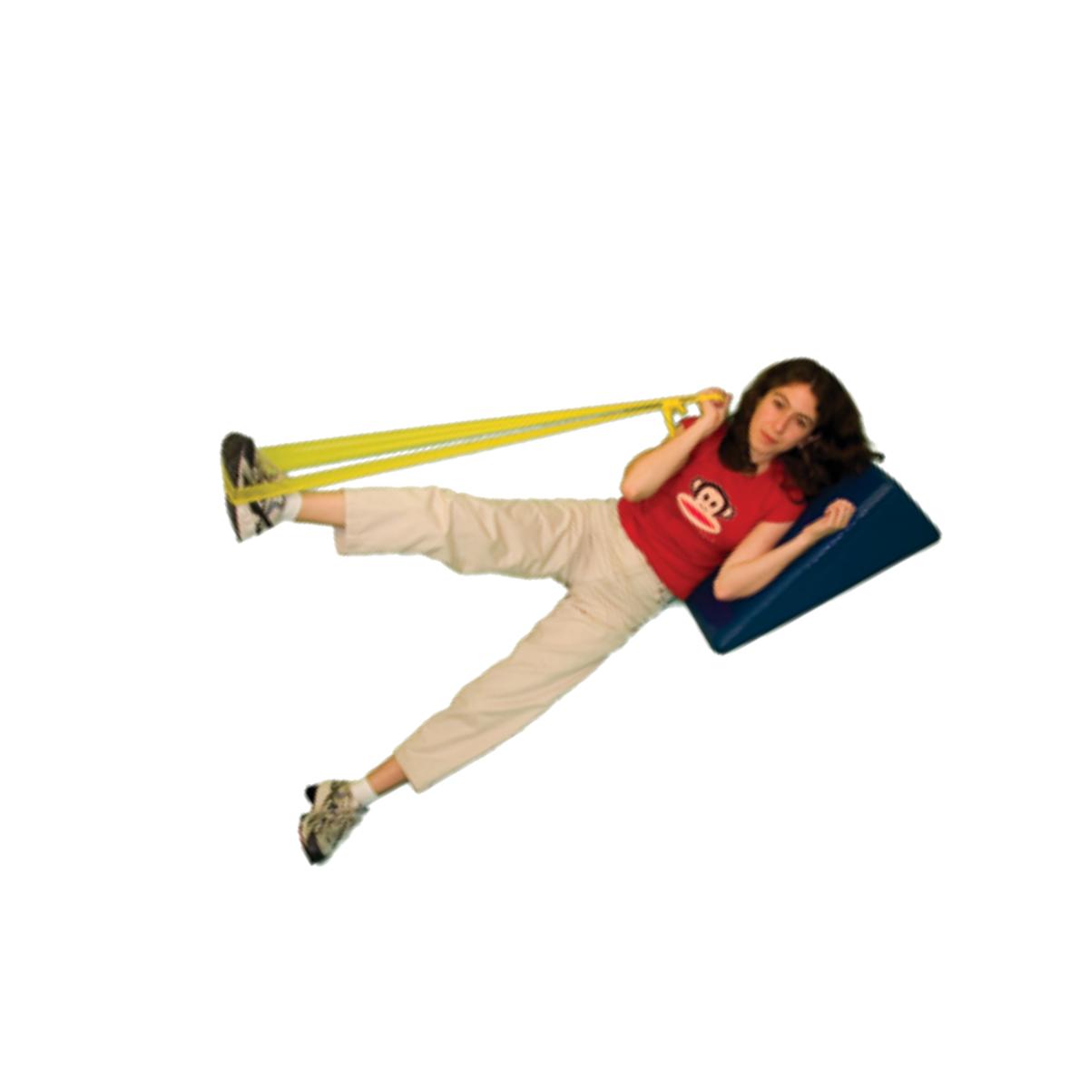 Picture of Cando 10-5606 No Latex Exercise Band - 4ft Ready to Use - Silver - XX-Heavy