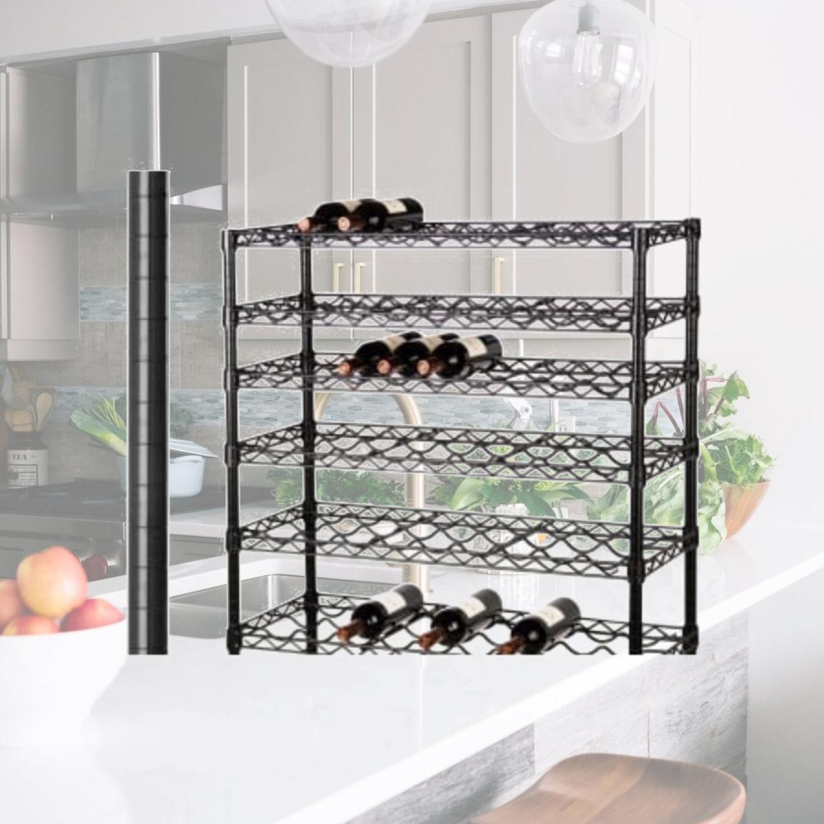 Picture of Focus Foodservice FG015BK 15 in. black epoxy post