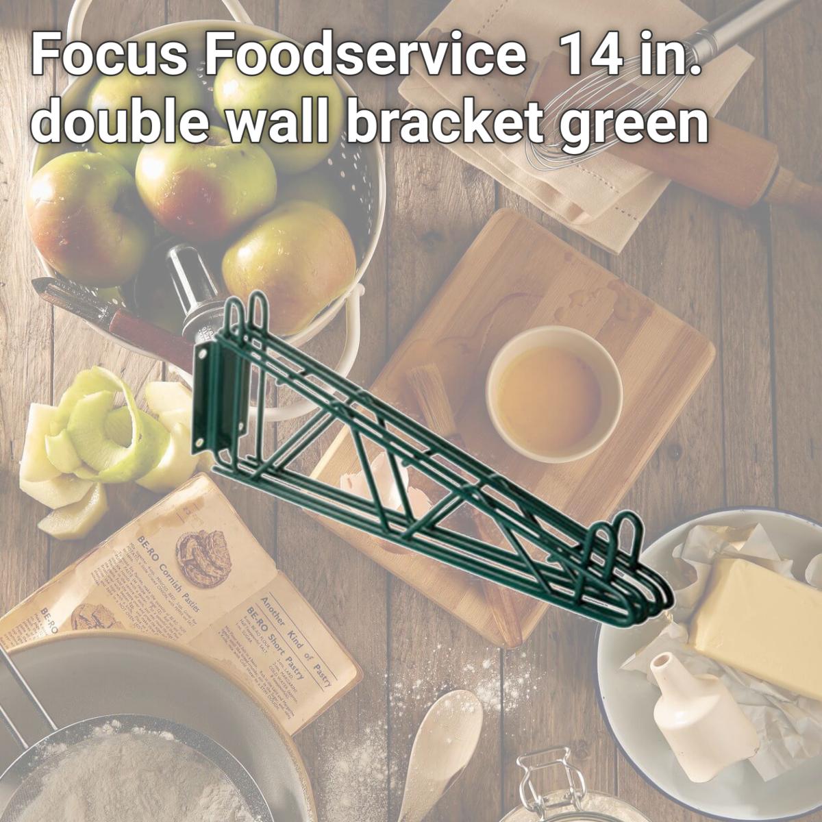 Picture of Focus Foodservice FWB14DG 14 in. double wall bracket green