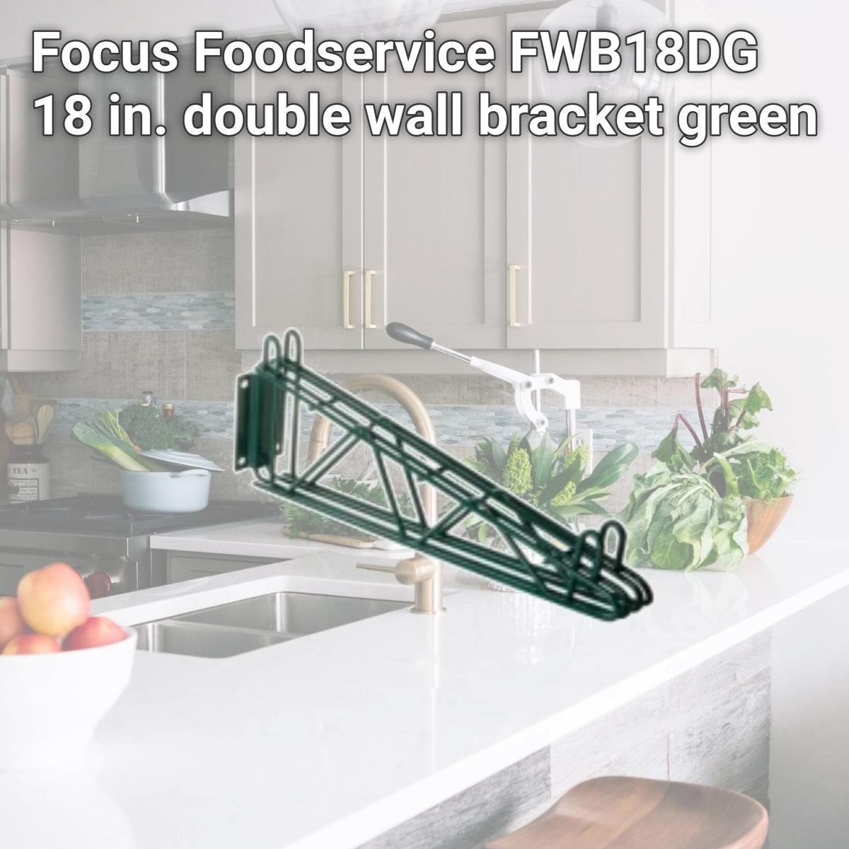 Picture of Focus Foodservice FWB18DG 18 in. double wall bracket green