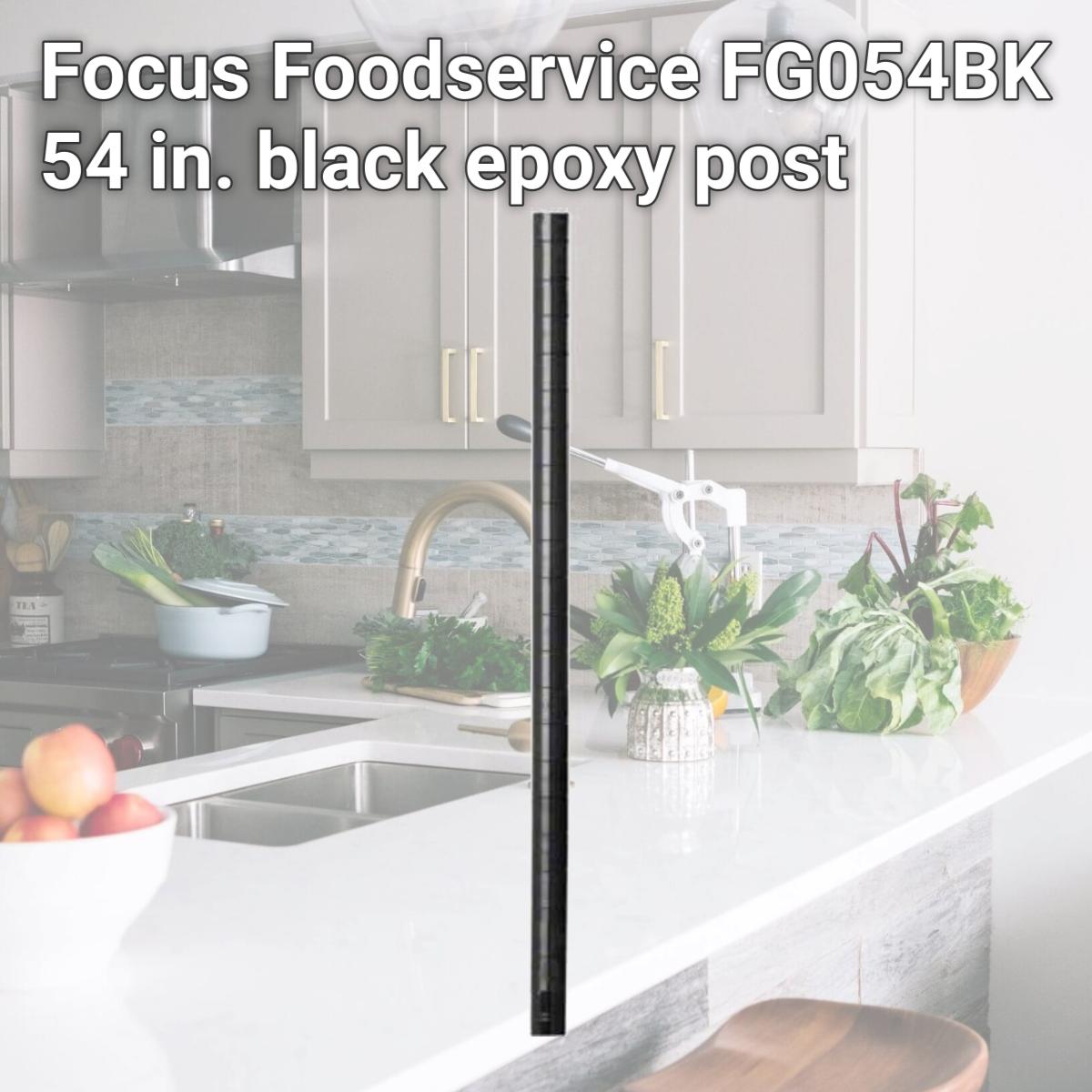 Picture of Focus Foodservice FG054BK 54 in. black epoxy post