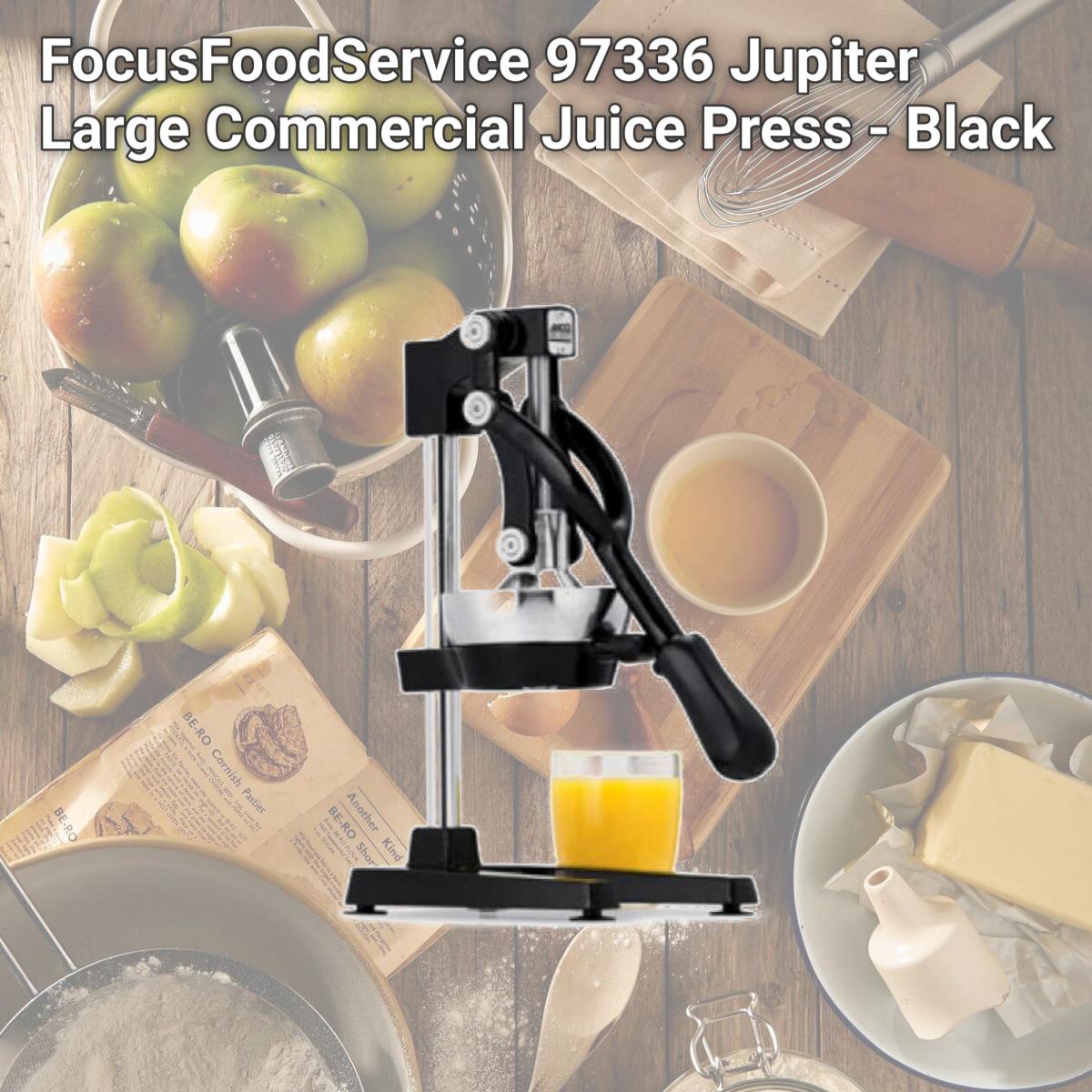 Picture of FocusFoodService 97336 Jupiter Large Commercial Juice Press - Black