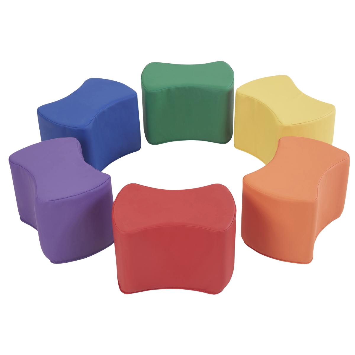 10442-as Butterfly Seating Set, Assorted Color - 6 Piece