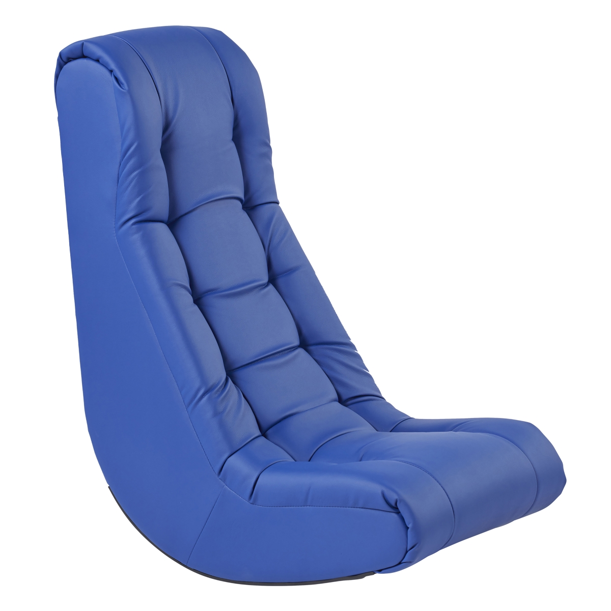 10488-bl Soft Rocker Cushioned Ground Chair - Blue