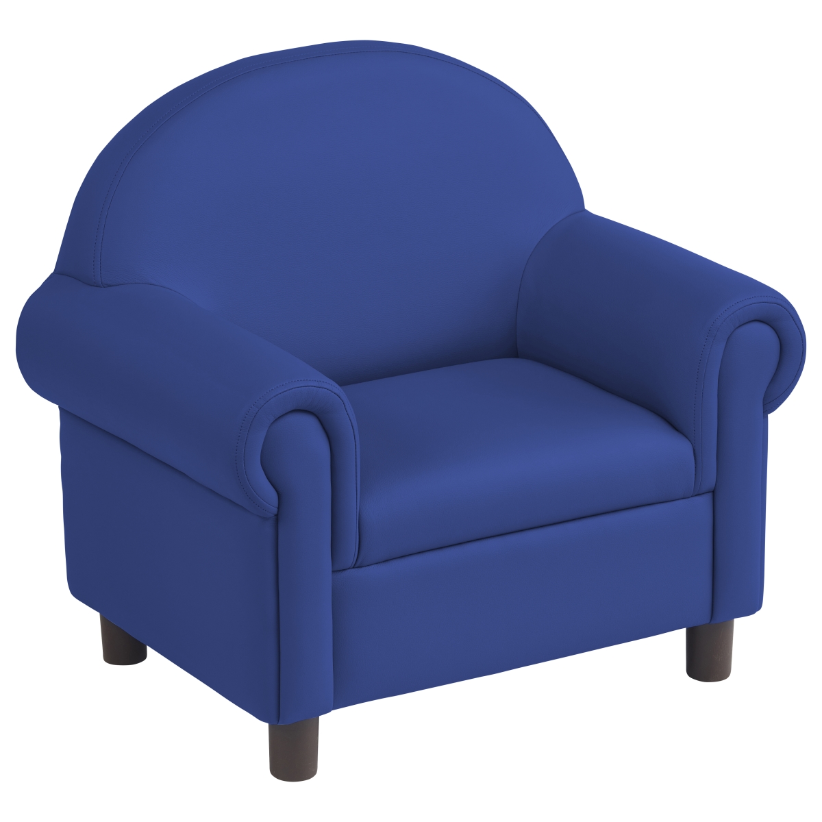 10492-bl Little Lux Preschool Chair - Blue