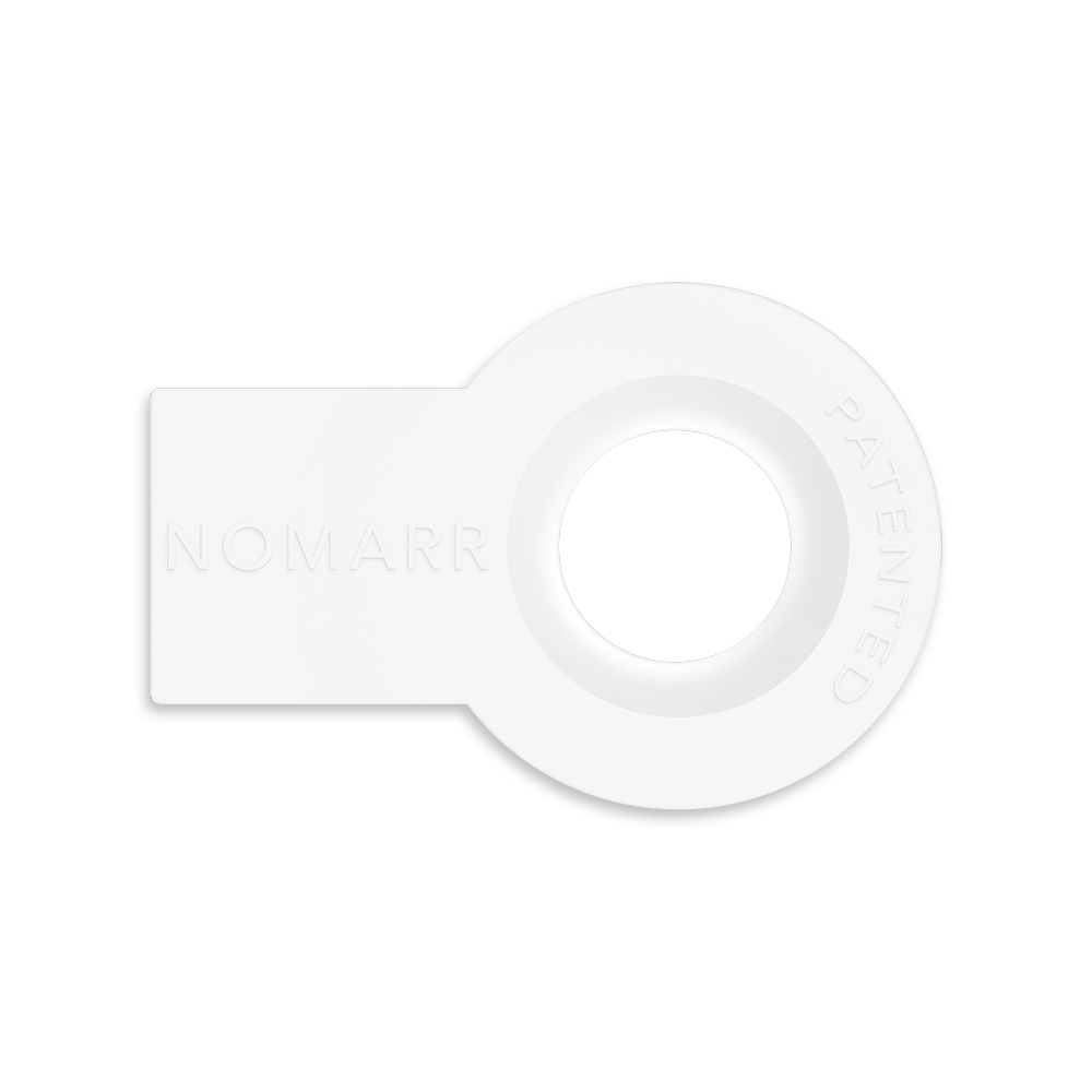 Fb-02390 0.25 In. Dia. Nomarr Surface Protectors, White - Pack Of 50