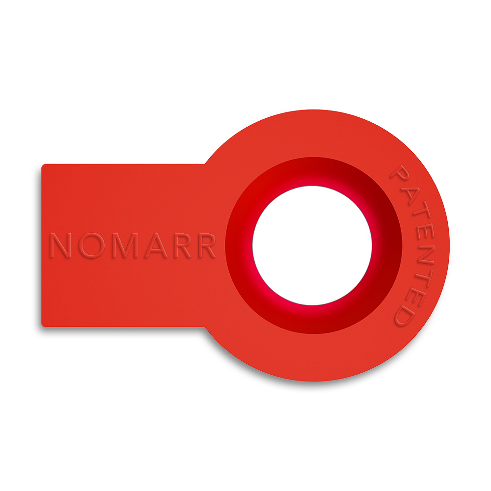 Fb-03194 0.38 In. Dia. Nomarr Surface Protectors, Red - Pack Of 50