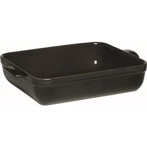 Emile Henry 799644 16.7 X 11 In. Roasting & Lasagna Dish, Charcoal