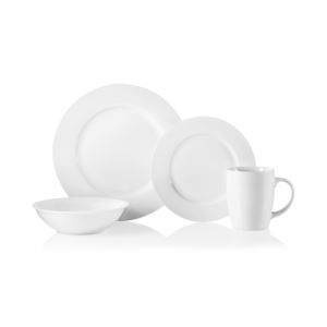 UPC 079363012869 product image for D137916R Naturally White Dinnerware Set - 16 Piece | upcitemdb.com