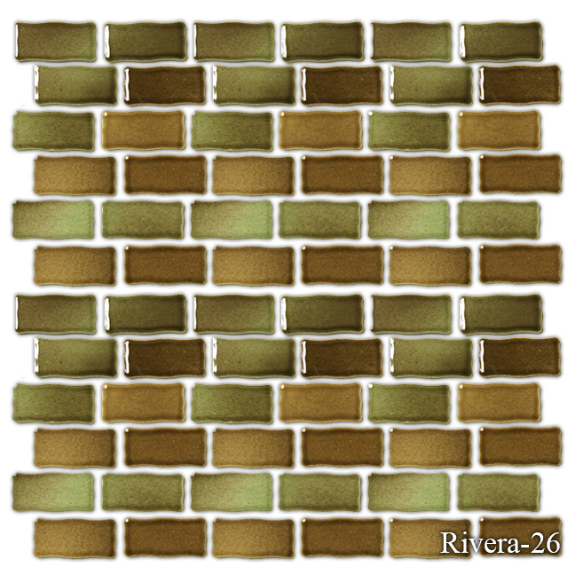 Rivera-26 1 X 2 In. Sahara Tile Sheets -box Of 2