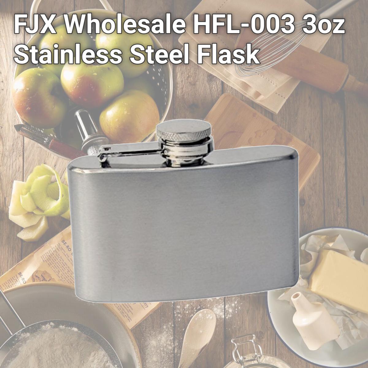 Picture of FJX Wholesale HFL-003 3oz Stainless Steel Flask