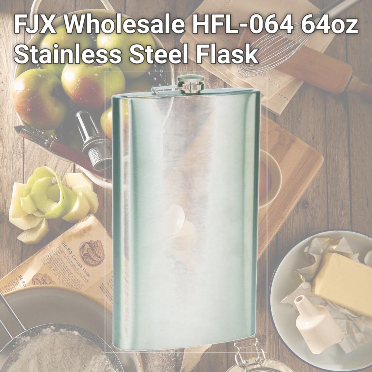 Picture of FJX Wholesale HFL-064 64oz Stainless Steel Flask
