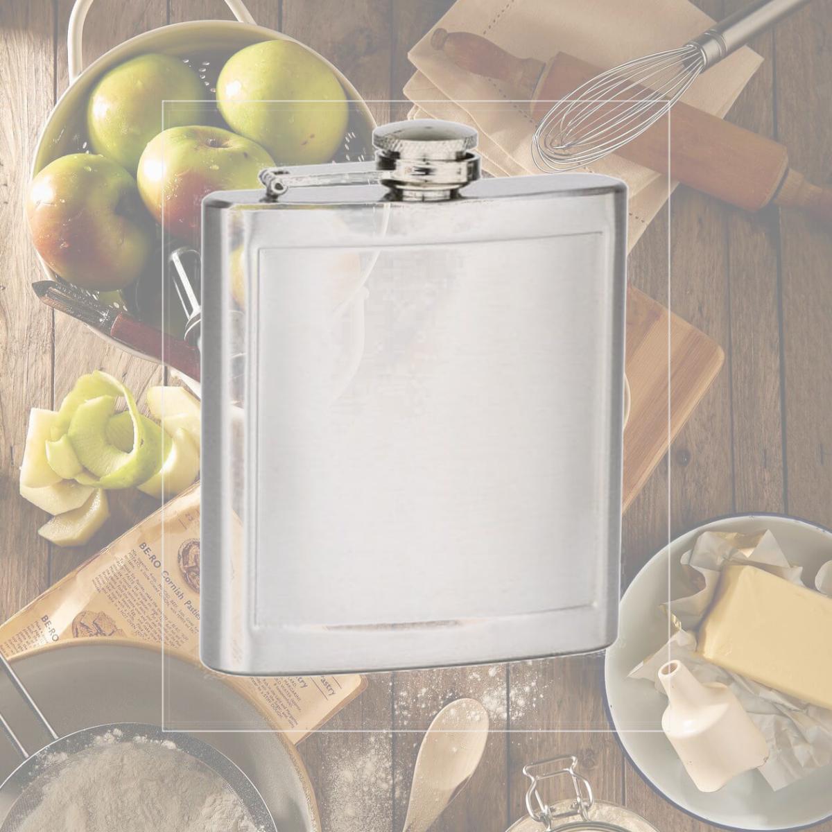 Picture of FJX Wholesale HFL-PF006 6oz Stainless Steel Picture Frame Hip Flask