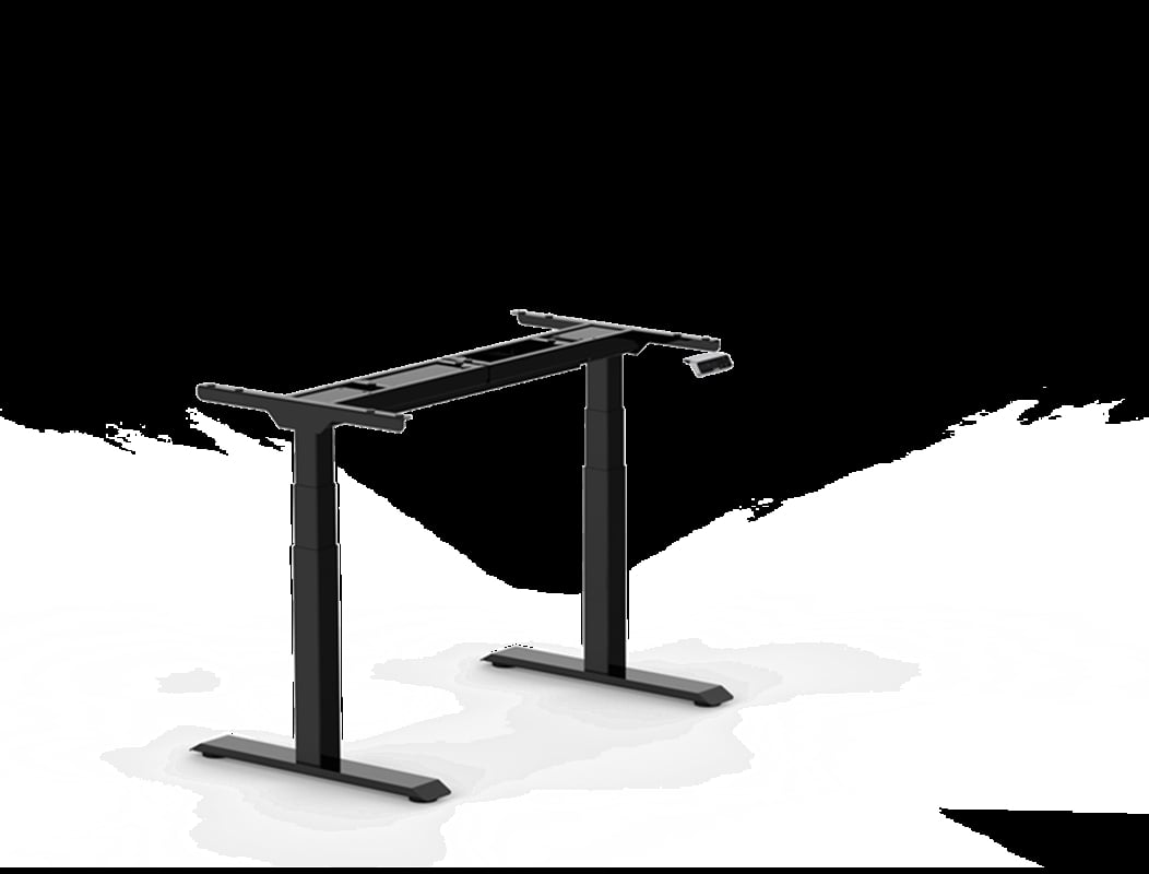 E7B 22.8 x 48.4 in. Premium Standing Desk, Black