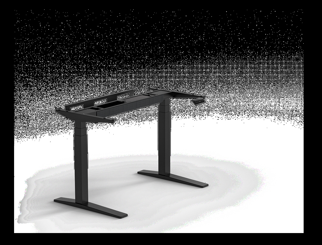 E7B-PRO 25.0 x 50.6 in. Premium Standing Desk, Black
