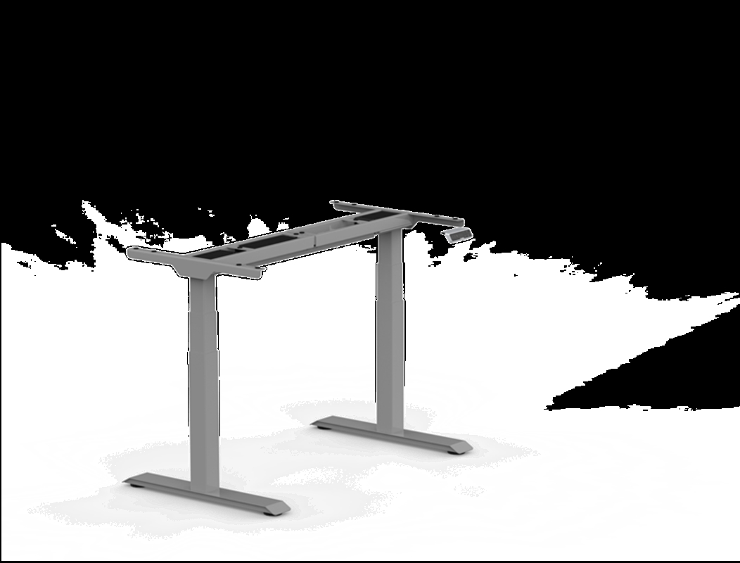 E7S 22.8 x 48.4 in. Premium Standing Desk, Gray