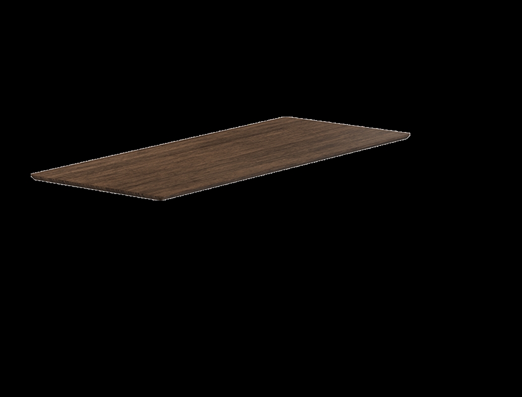 V-R7935LB-DB 79 x 35 in. Rectangle Desktop Table, Dark Bamboo