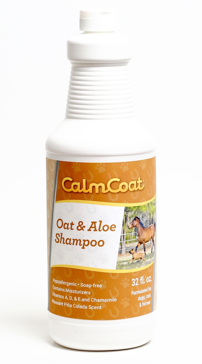 192959801217 32 Oz Oat & Aloe Shampoo For Dogs Cats & Horses