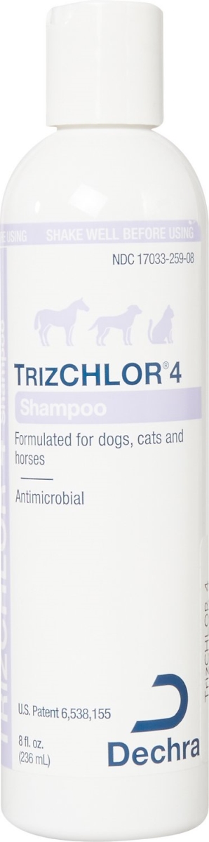 192959807776 Trizchlor 4 Shampoo For Cats & Dogs, 16 Oz