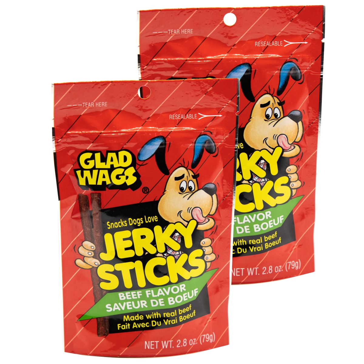 192959809886 2.8 Oz Beef Flavor Jerky Sticks - Pack Of 2