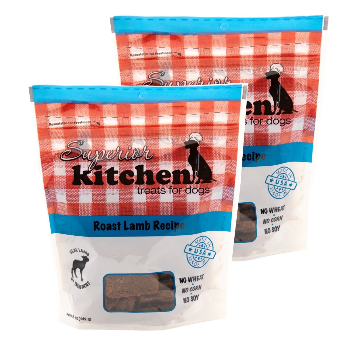 192959810240 5 Oz Roast Lamb Recipe Dog Treats - Pack Of 2
