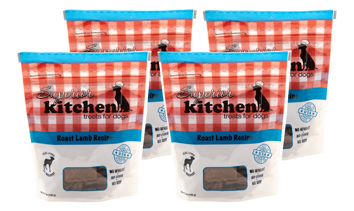 192959810264 5 Oz Roast Lamb Recipe Dog Treats - Pack Of 4