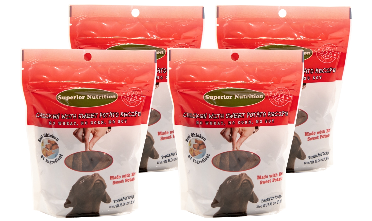 192959810325 5 Oz Chicken With Sweet Potato Recipe Dog Treats - Pack Of 4