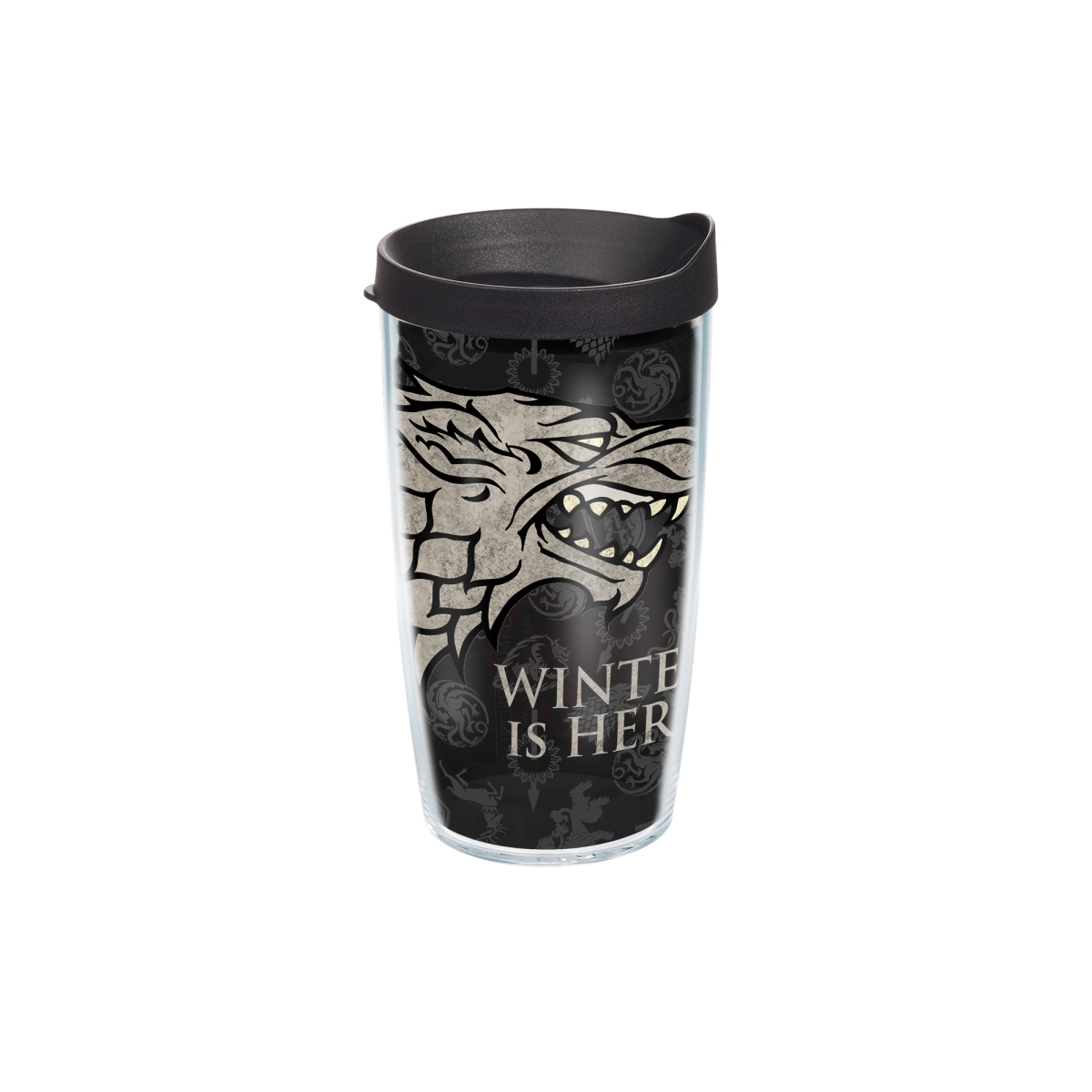 888633560975 Game Of Thrones Stark 16 Oz Tumbler With Lid