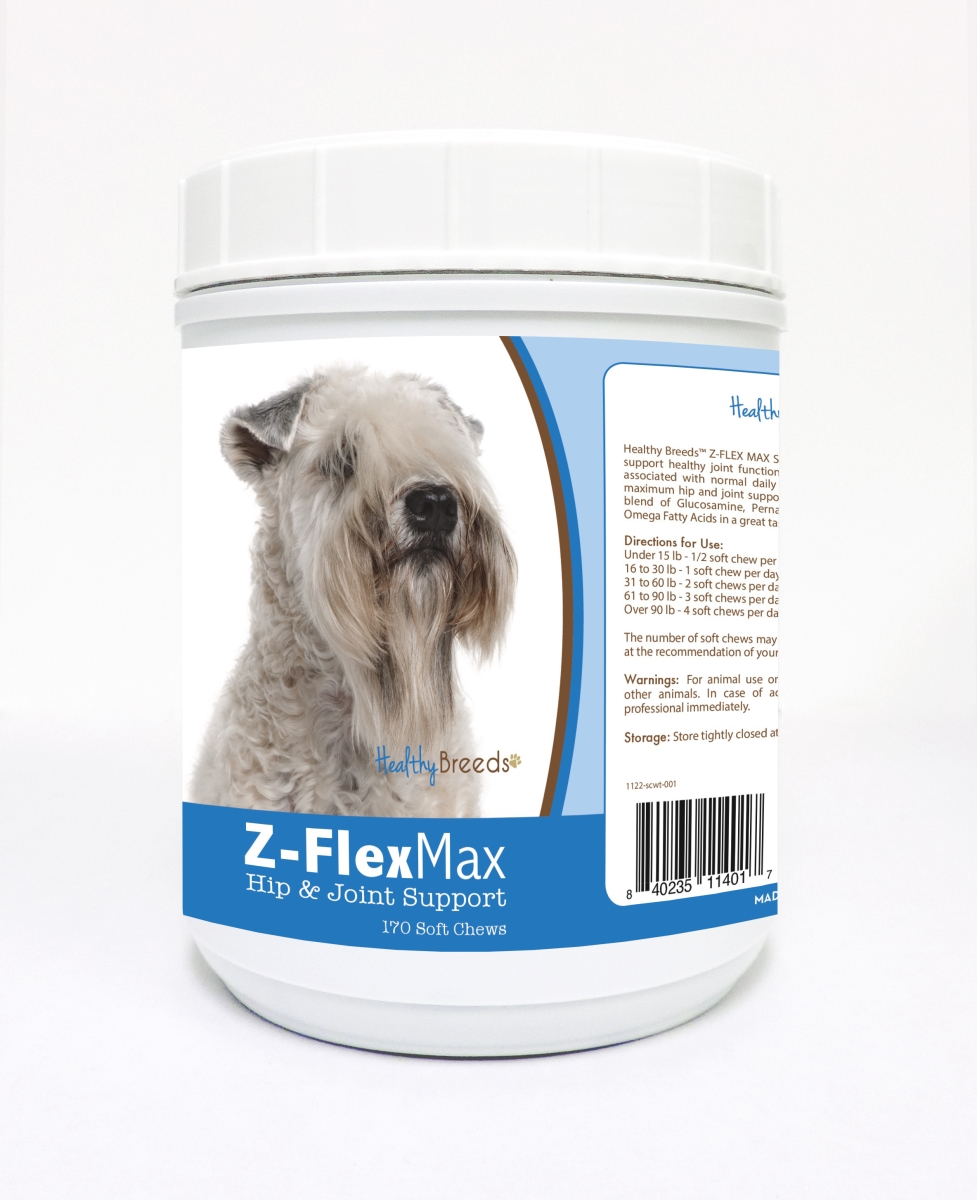 840235114017 Soft Coated Wheaten Terrier Z-flex Max Hip & Joint Soft Chews - 170 Count