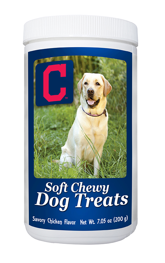 840235138808 7 Oz Mlb Cleveland Indians Soft Chewy Dog Treats