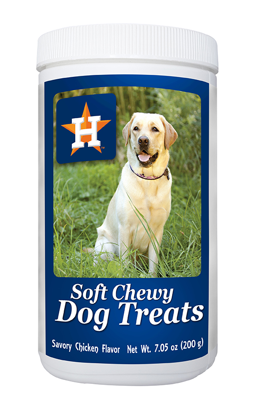 840235138839 7 Oz Mlb Houston Astros Soft Chewy Dog Treats
