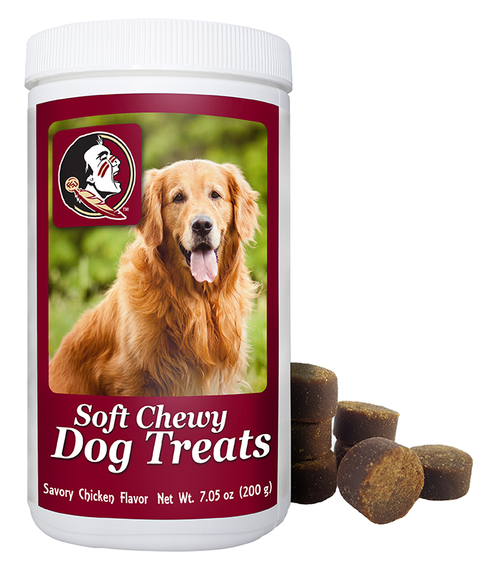 840235139379 7 Oz Ncaa Florida State Seminoles Soft Chewy Dog Treats