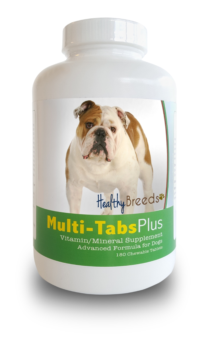 840235139935 Bulldog Multi-tabs Plus Chewable Tablets - 180 Count