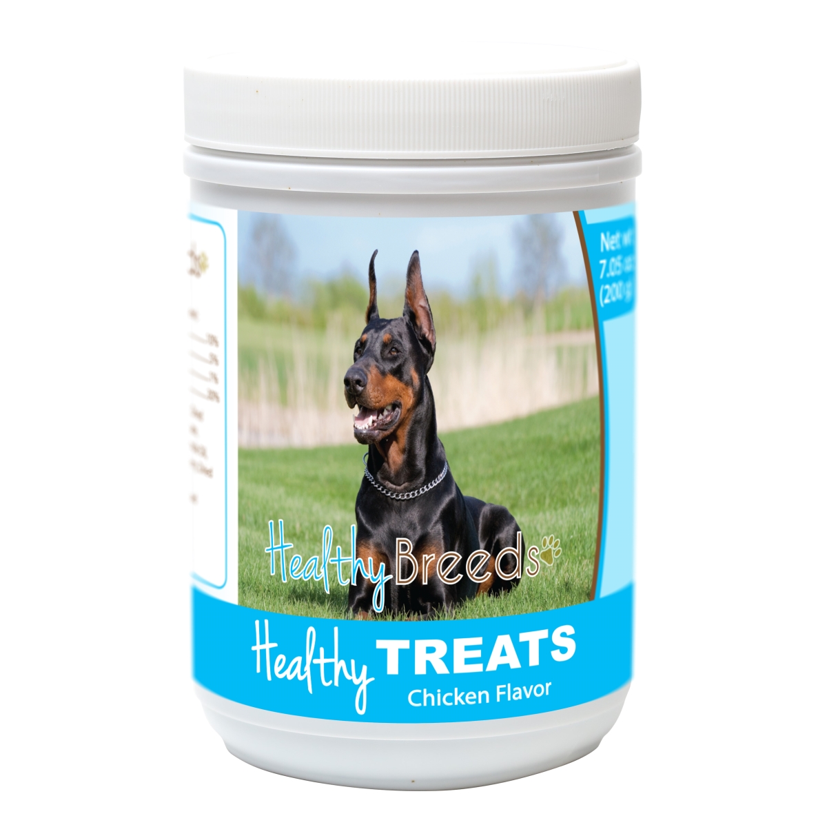 Doberman Pinscher Healthy Soft Chewy Dog Treats, Dark Black