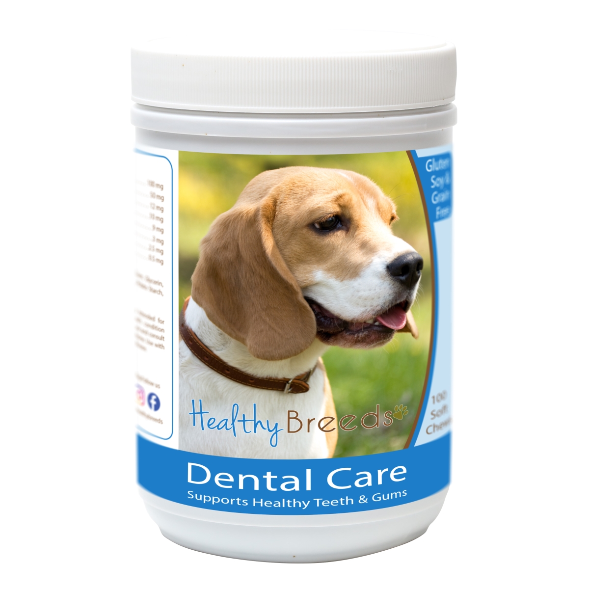 Beagle Breath Care Soft Chews For Dogs - 60 Count