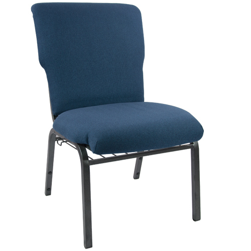 EPCHT-101 21 in. Advantage Discount Church Chair, Navy