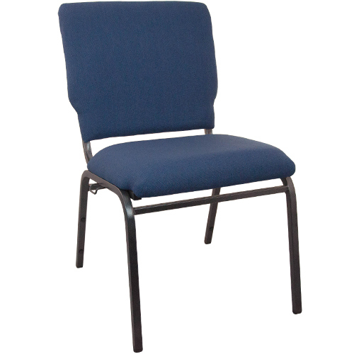 SEPCHT185-101 18.5 in. Advantage Multipurpose Church Chairs, Navy