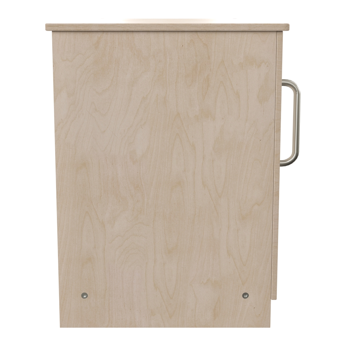 Picture of Flash Furniture MK-ME03508-GG Bright Beginnings Commercial Grade Green Guard Certified Wooden Childrens Kitchen Refrigerator with Integrated Storage, Beech