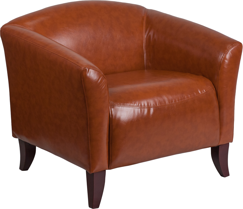 111-1-cg-gg Hercules Imperial Series Cognac Leather Chair