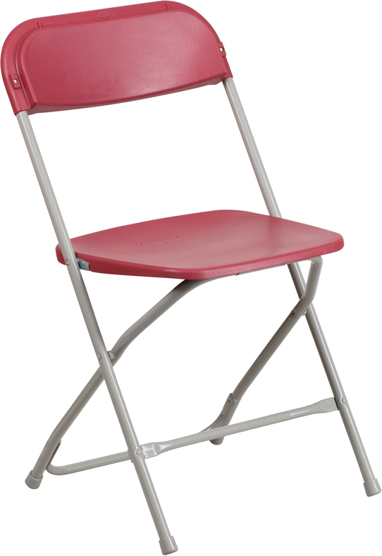 Le-l-3-red-gg Hercules Series 800 Lbs Capacity Premium Red Plastic Folding Chair