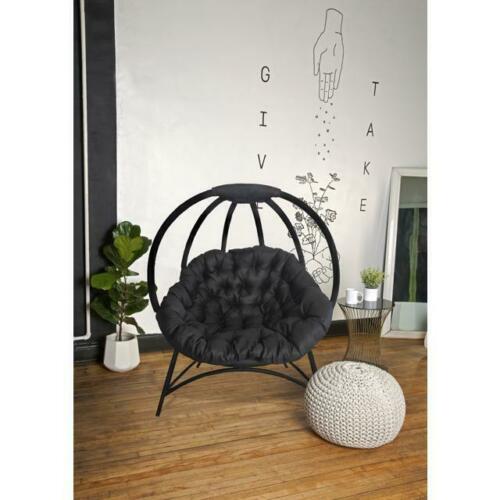 Fhov400-blk 50 In. Overland Cozy Ball Chair - Black
