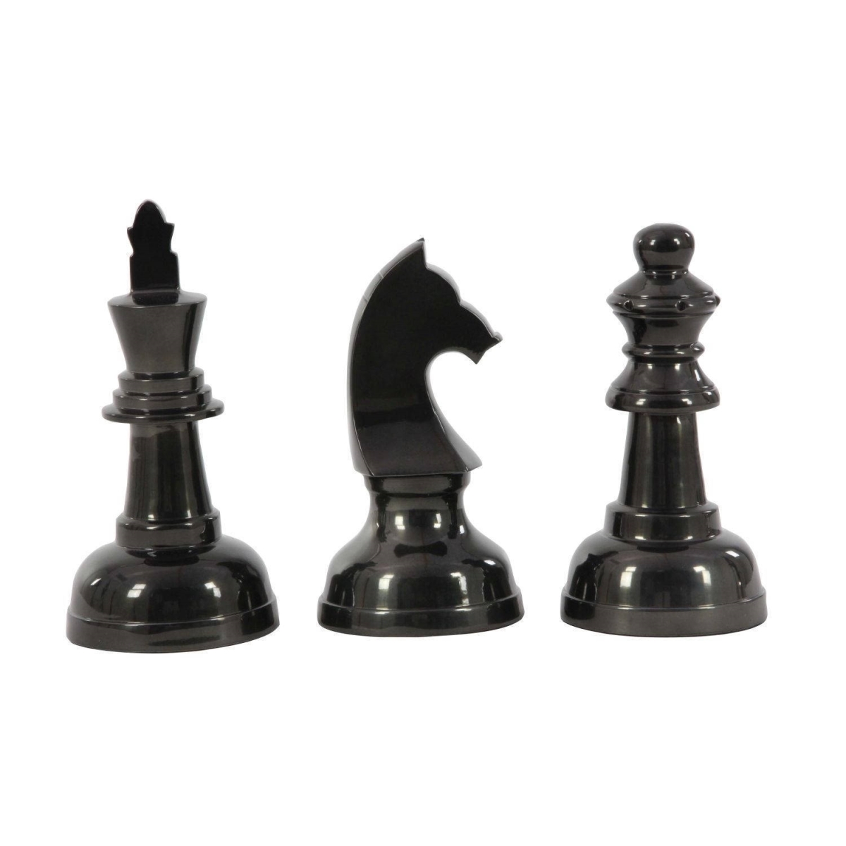 28542 Aluminum Chess Pieces - Grey