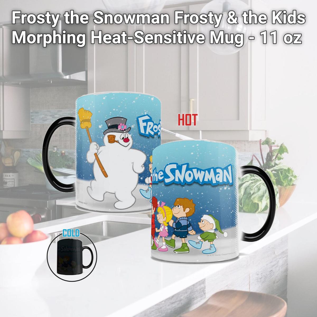 Picture of Trend Setters MMUG786 Frosty the Snowman Frosty & the Kids Morphing Heat-Sensitive Mug - 11 oz